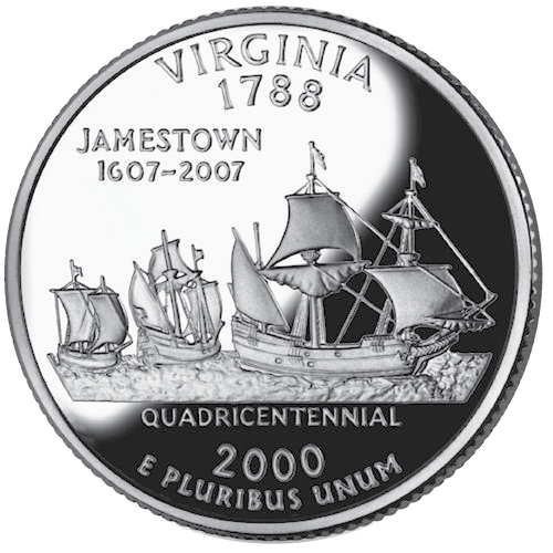 2000 / State Quarter Gem Proof / Virginia