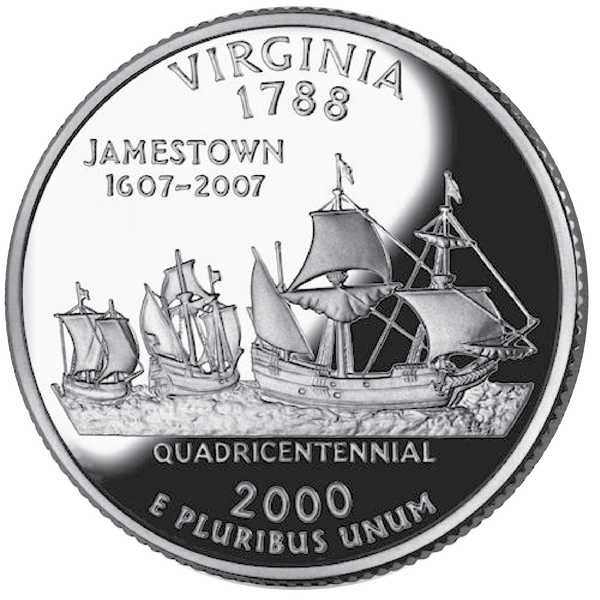 2000 / State Quarter Gem Proof / Virginia