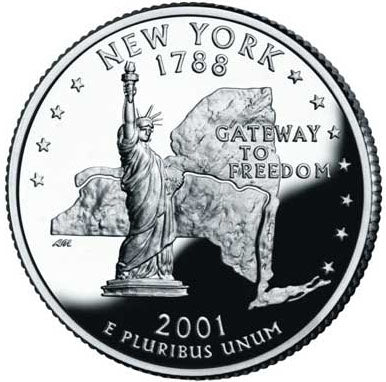2001 / State Quarter BU / North Carolina