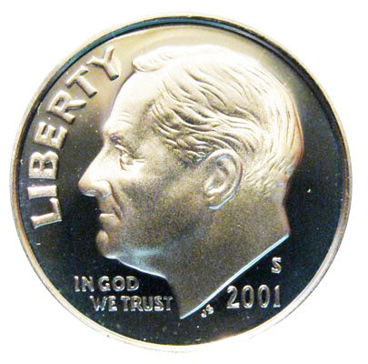 2002 / Roosevelt Dime Deep Cameo Proof