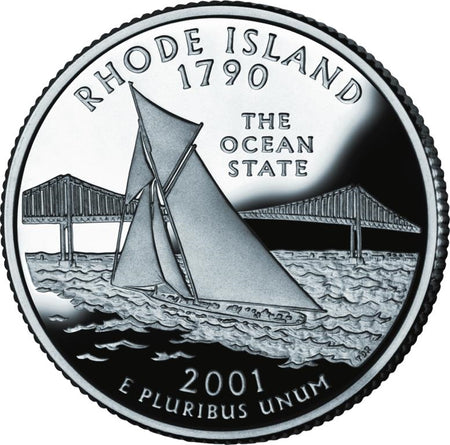 2001 / State Quarter BU / Rhode Island