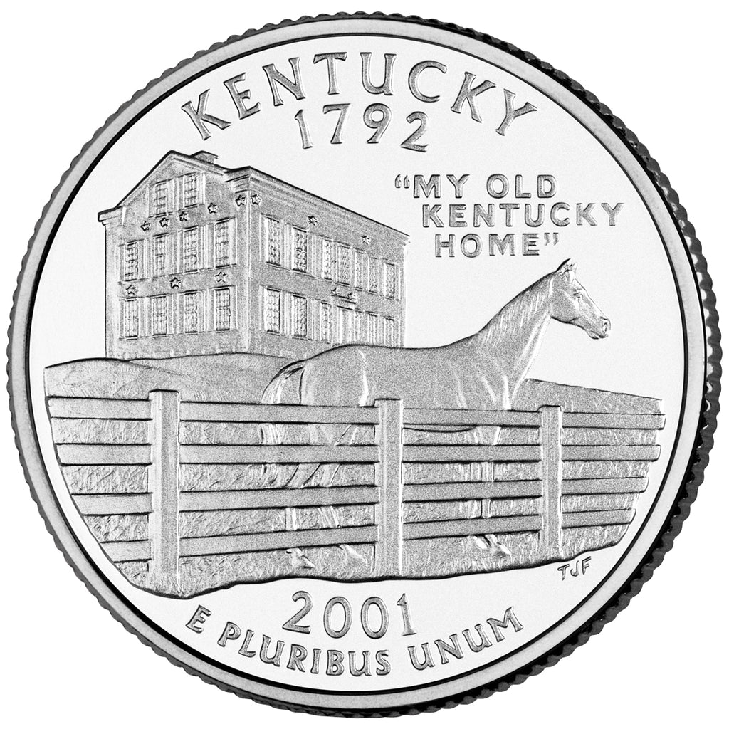 2001 / State Quarter BU / Kentucky