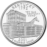 2001 / State Quarter BU / Kentucky
