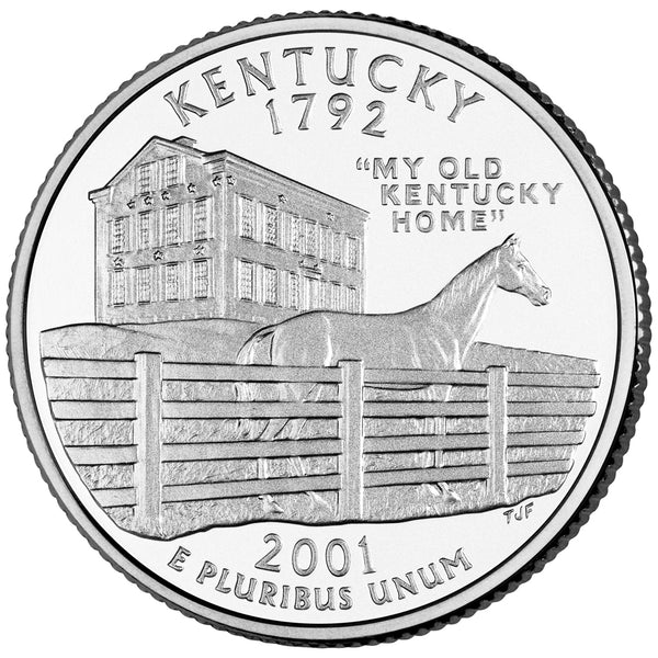 2001 / State Quarter BU / Kentucky