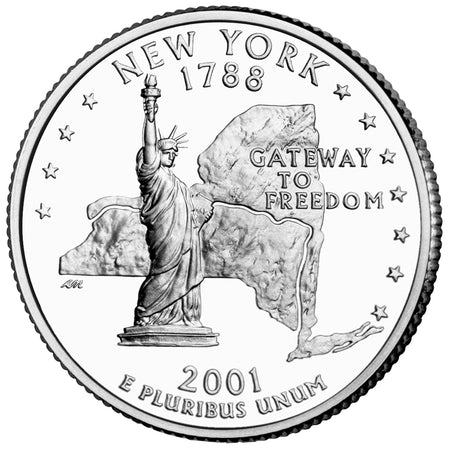 2001 / State Quarter BU / North Carolina