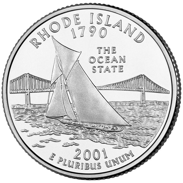 2001 / State Quarter BU / Rhode Island