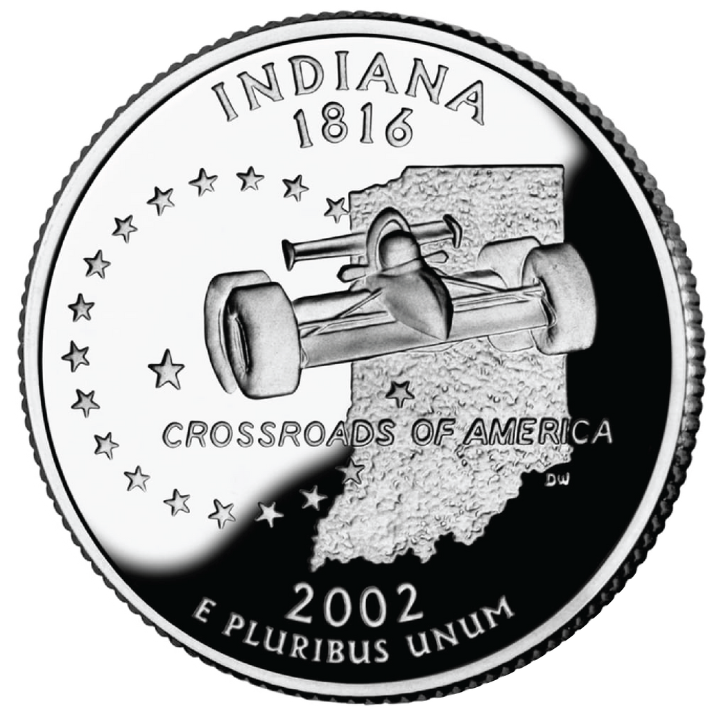 2002 / State Quarter Gem Proof / Indiana