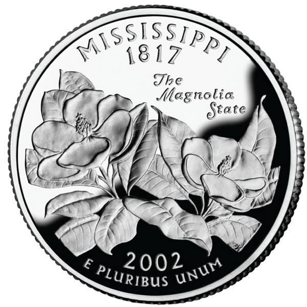2002 / State Quarter Gem Proof / Mississippi