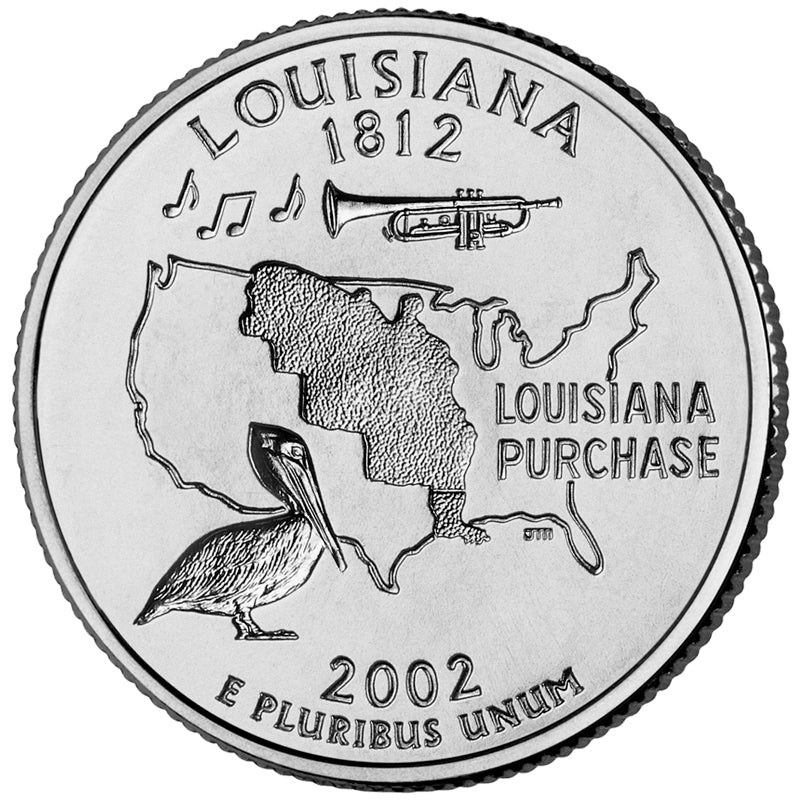2002 / State Quarter BU / Louisiana