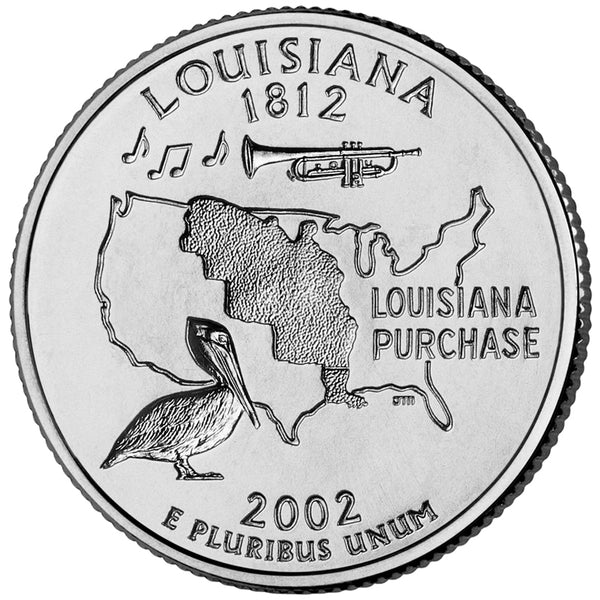 2002 / State Quarter BU / Louisiana