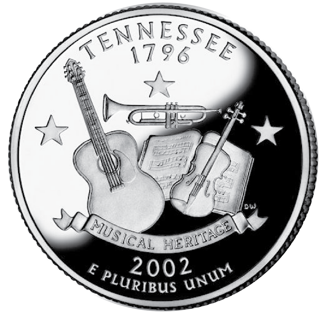 2002 / State Quarter Gem Proof / Tennessee