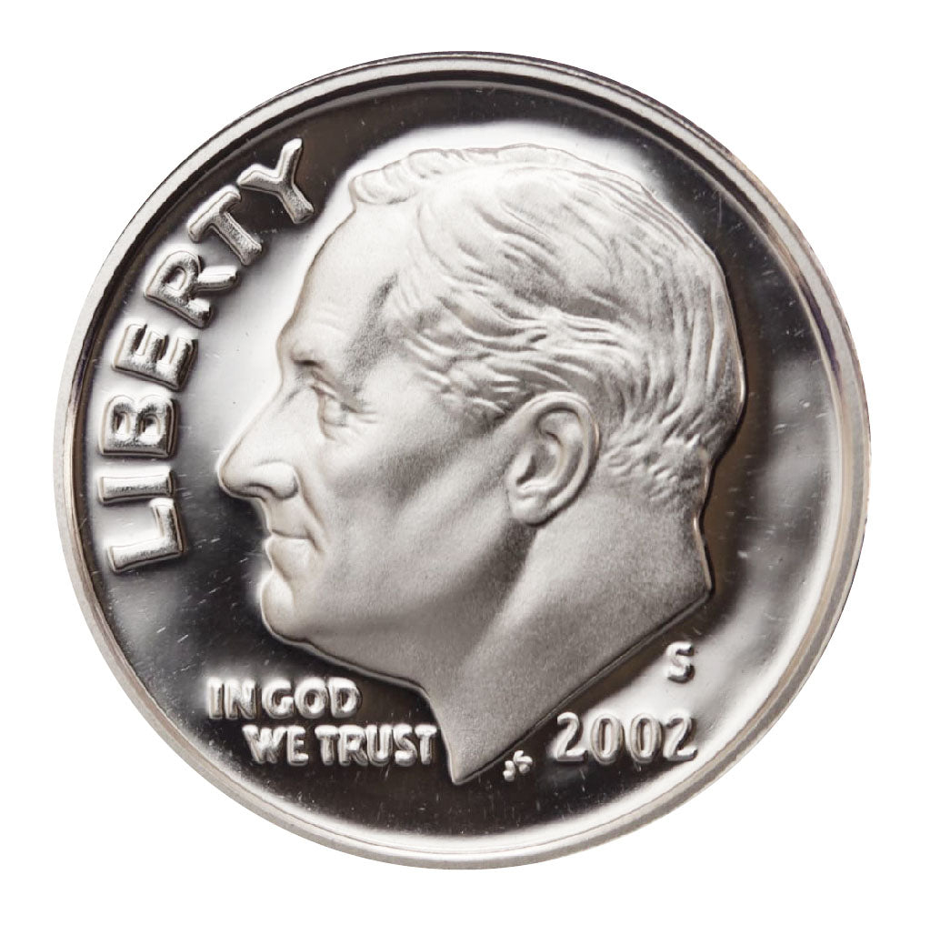 2002 / Roosevelt Dime Deep Cameo Proof