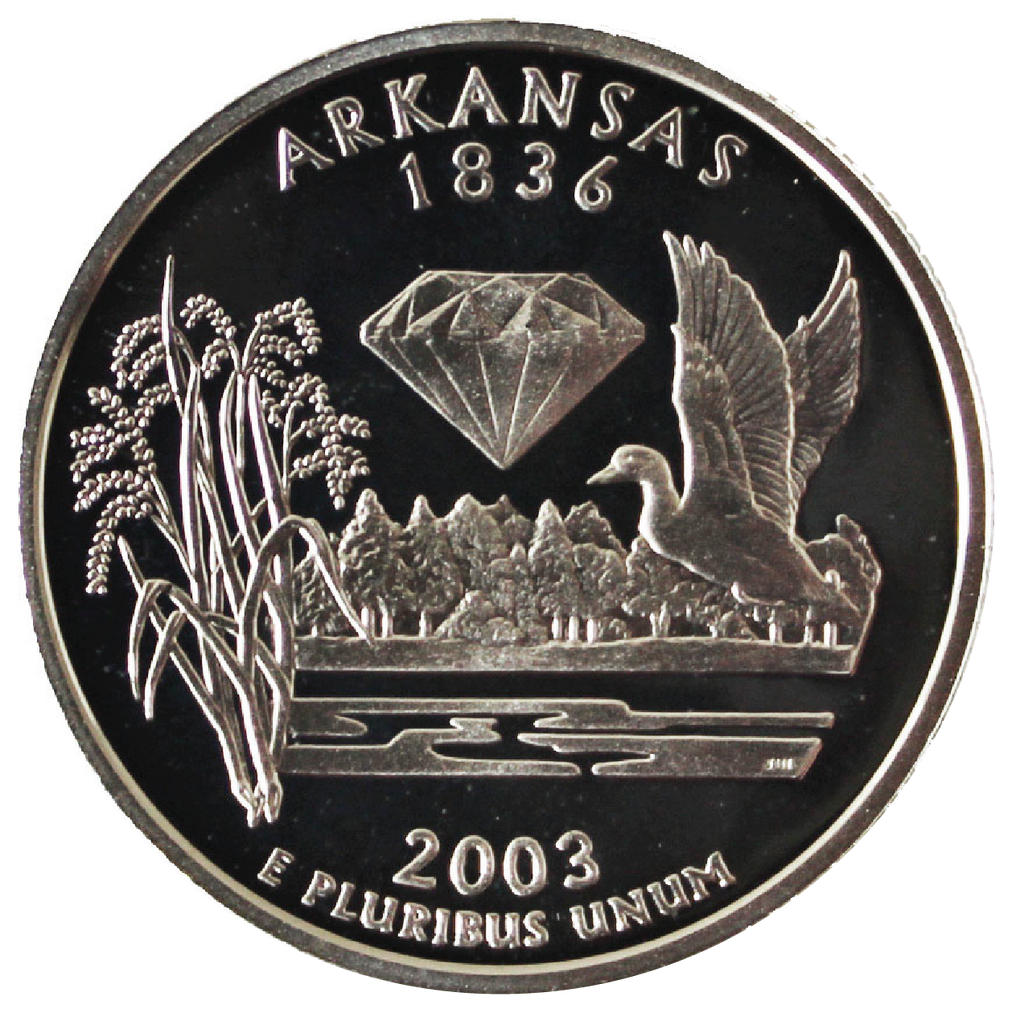 2003 / State Quarter Silver Proof / Arkansas