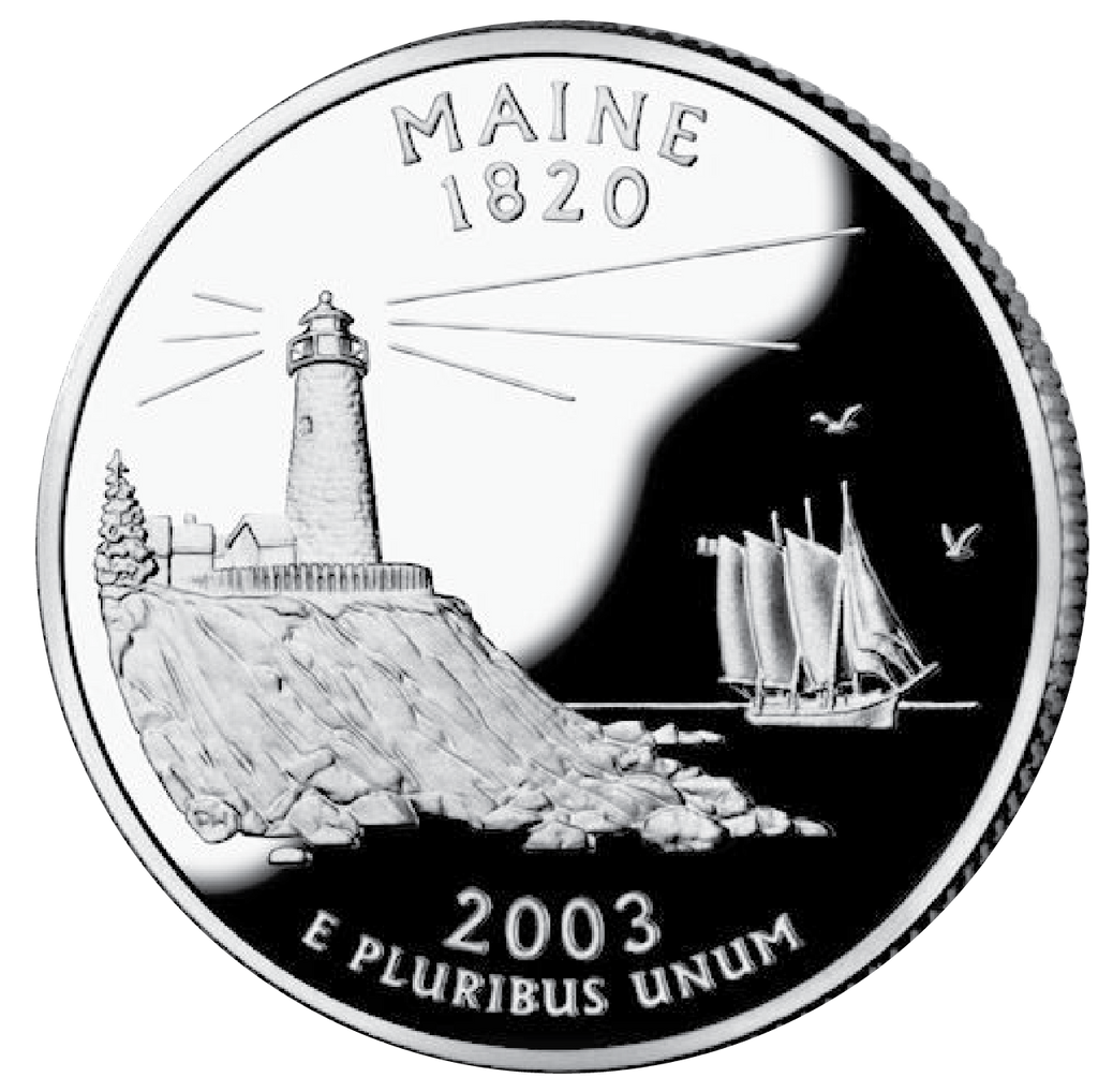 2003 / State Quarter Gem Proof / Maine
