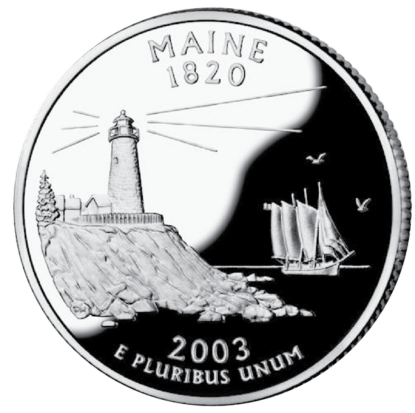 2003 / State Quarter Gem Proof / Maine