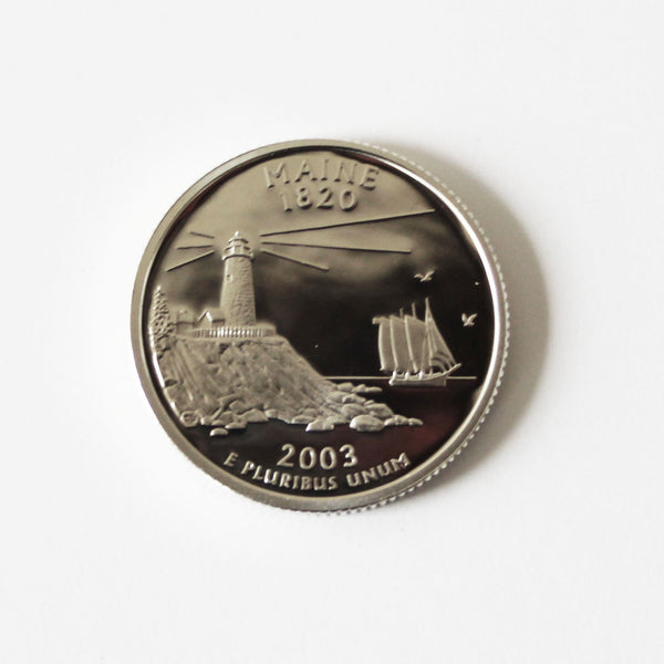 2003 / State Quarter Silver Proof / Maine