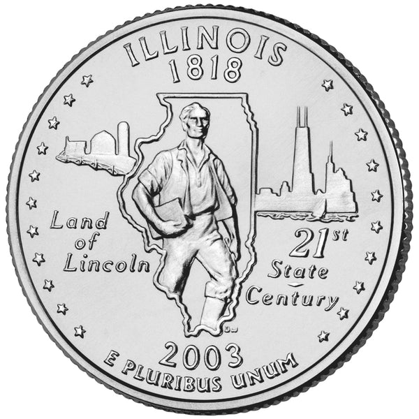 2003 / State Quarter BU / Illinois
