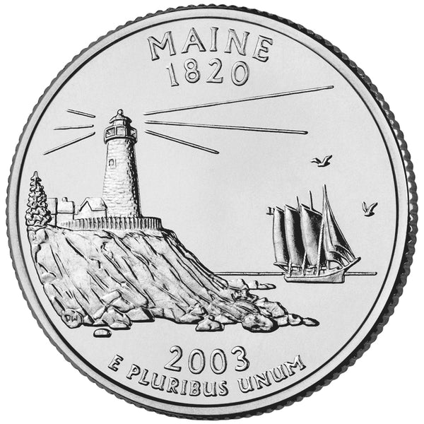 2003 / State Quarter BU / Maine
