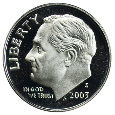 2003 / Roosevelt Dime Deep Cameo Silver Proof