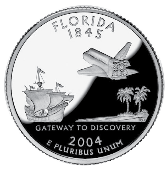 2004 / State Quarter Gem Proof / Florida