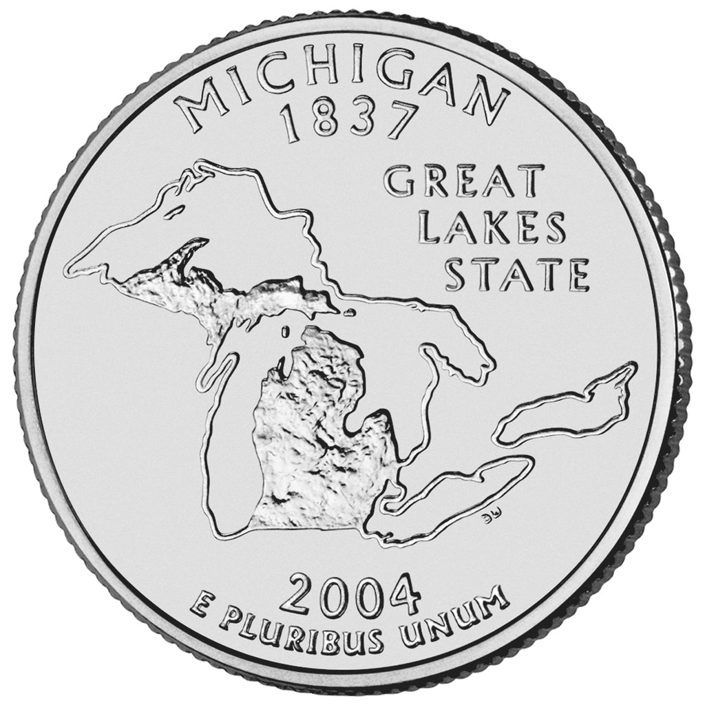2004 / State Quarter BU / Michigan