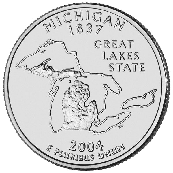 2004 / State Quarter BU / Michigan