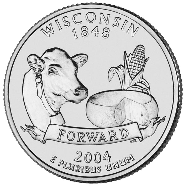 2004 / State Quarter BU / Wisconsin