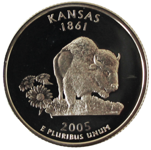 2005 / State Quarter Silver Proof / Kansas
