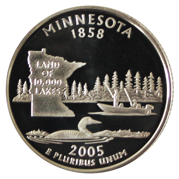 2005 / State Quarter Silver Proof / Minnesota