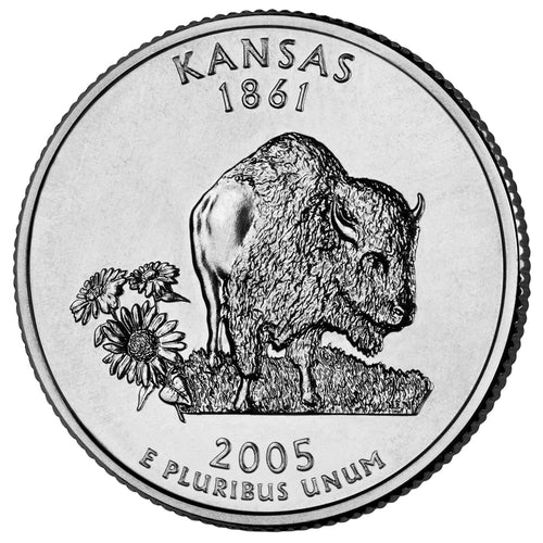 2005 / State Quarter BU / Kansas