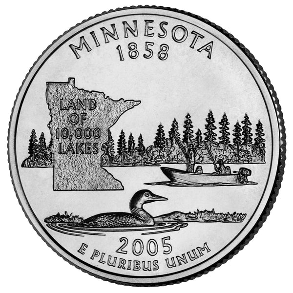 2005 / State Quarter BU / Minnesota