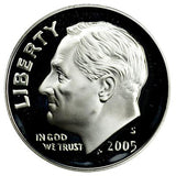 2005 / Roosevelt Dime Deep Cameo Silver Proof
