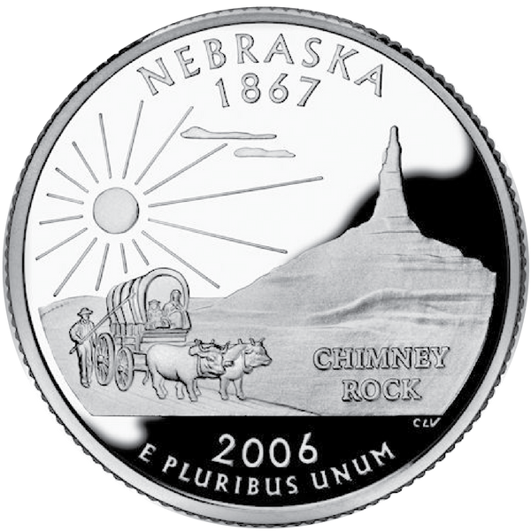 2006 / State Quarter Gem Proof / Nebraska