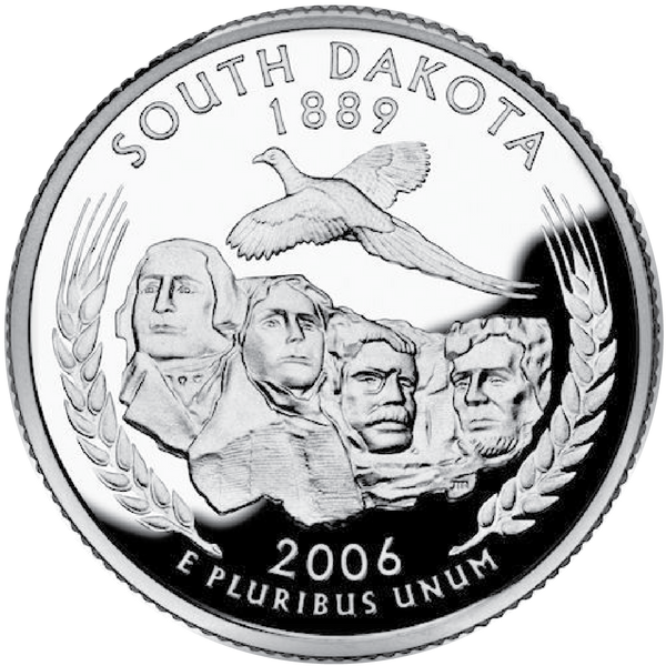2006 / State Quarter Gem Proof / South Dakota
