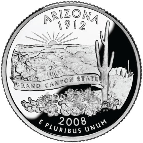 2008 / State Quarter Gem Proof / Arizona