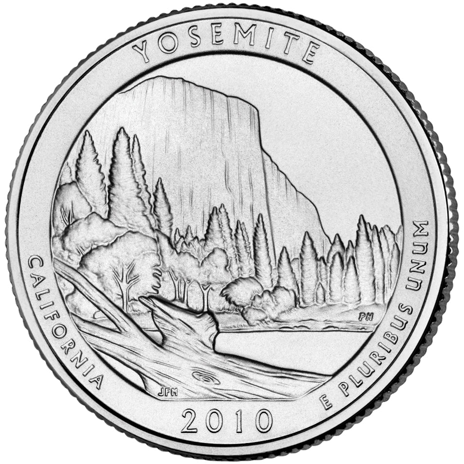 2010 / America the Beautiful Quarter BU / Yosemite National Park