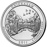2011 / America the Beautiful Quarter BU / Chickasaw National Recreation Area