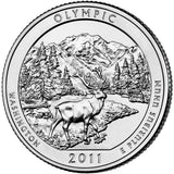 2011 / America the Beautiful Quarter BU / Olympic National Park