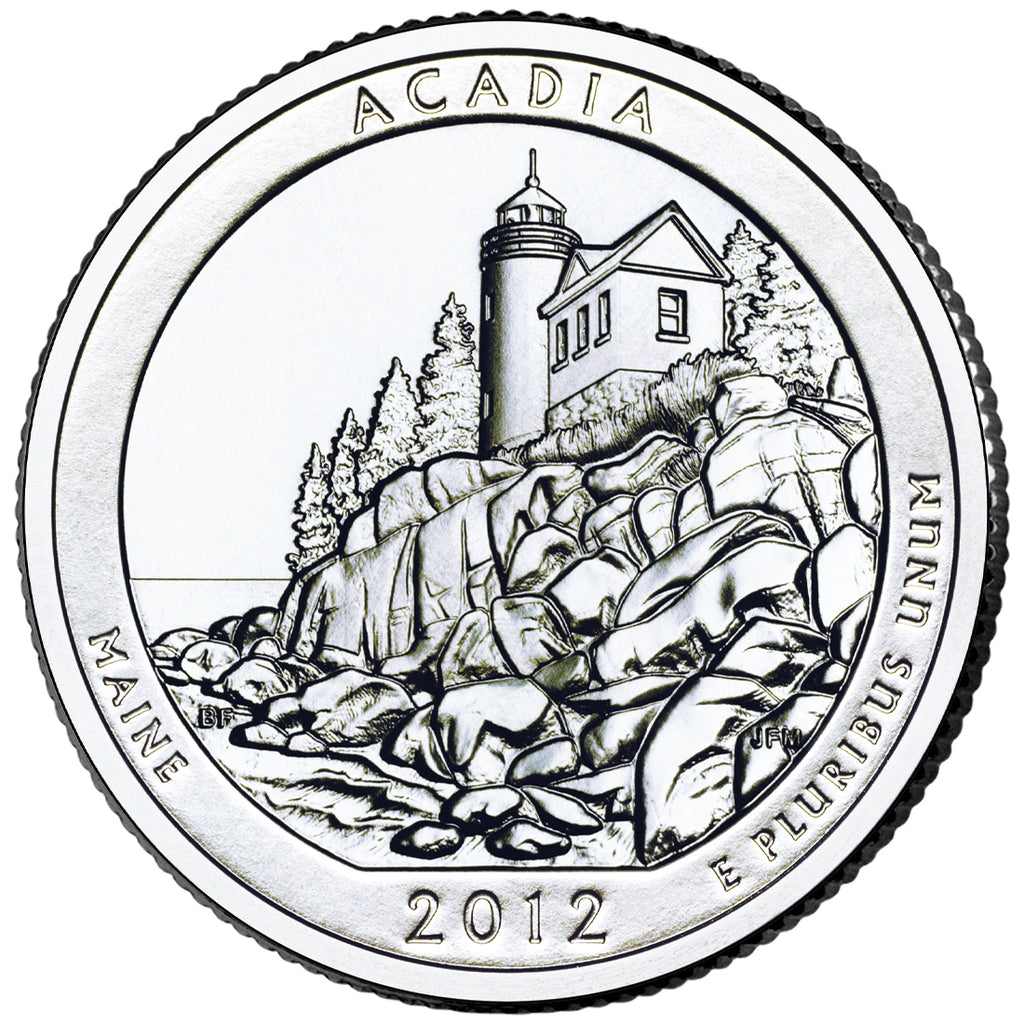 2012 / America the Beautiful Quarter BU / Acadia National Park