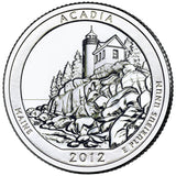 2012 / America the Beautiful Quarter BU / Acadia National Park