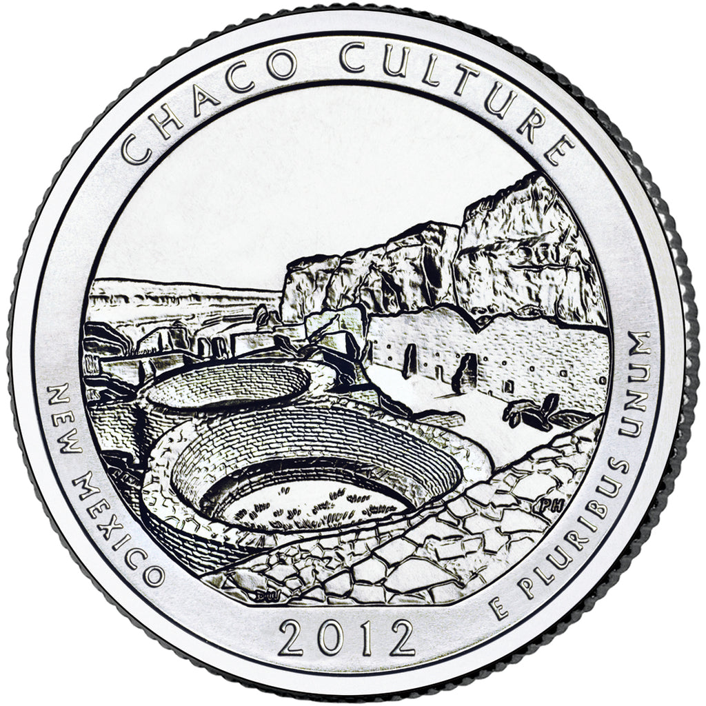 2012 / America the Beautiful Quarter BU / Chaco Culture National Historical Park