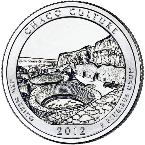 2012 / America the Beautiful Quarter BU / Chaco Culture National Historical Park