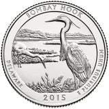 2015 / America the Beautiful Quarter BU / Bombay Hook National Wildlife Refuge