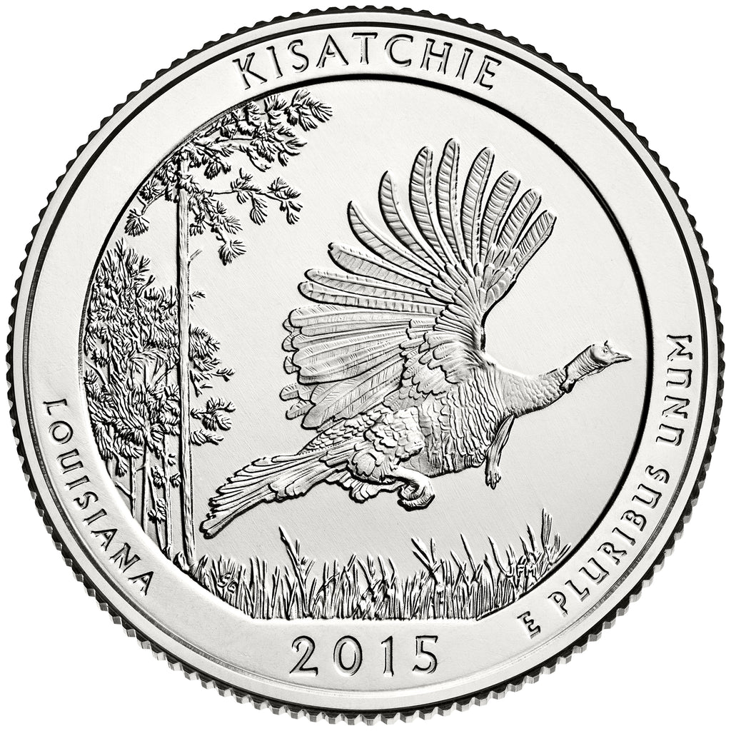 2015 / America the Beautiful Quarter BU / Kisatchie National Forest