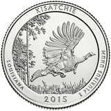 2015 / America the Beautiful Quarter BU / Kisatchie National Forest