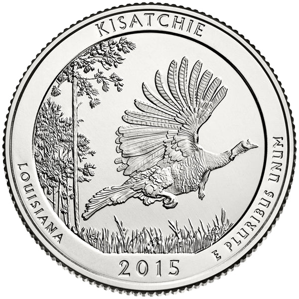 2015 / America the Beautiful Quarter BU / Kisatchie National Forest
