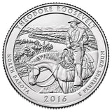 2016 / America the Beautiful Quarter BU / Theodore Roosevelt National Park