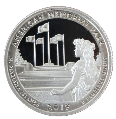 2019 / America the Beautiful Quarter Gem Proof  / War in the Pacific