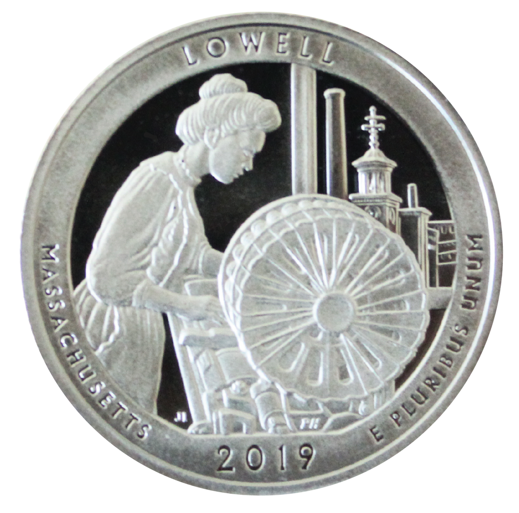 2019 / America the Beautiful Quarter Gem Proof  / Lowell National Historical Park