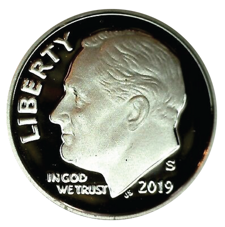 2005 / Roosevelt Dime Deep Cameo Silver Proof